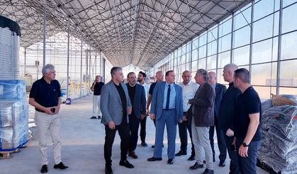 Sanayi Odası Heyeti, Zonguldak’ta topraksız tarım uygulamalarını inceledi