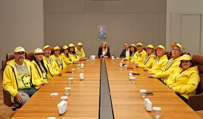 Nilden Bektaş Erhürman, Dağdoğan Yürüyüş Ekibiyle görüştü