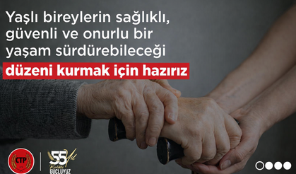 Yaşlılara Saygı Haftası’nda CTP’den çağrı