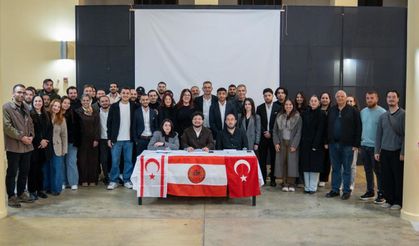CTP Gençlik Örgütü Mağusa İlçe Kongresi Gerçekleşti: Yeni Başkan Berke Cansoy