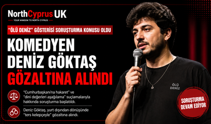 "Ölü Deniz" gösterisiyle gündeme gelen komedyen Deniz Göktaş gözaltına alındı