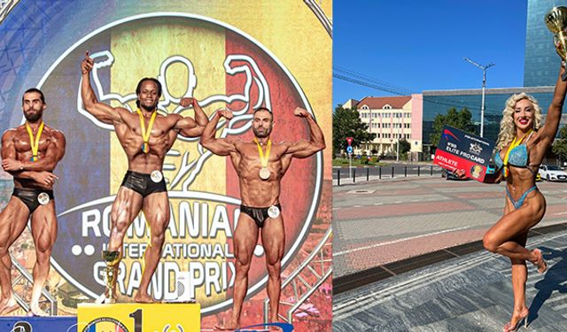 KKTC, Uluslararası Vücut Geliştirme ve Fitness Şampiyonası’ndan şampiyonlukla döndü