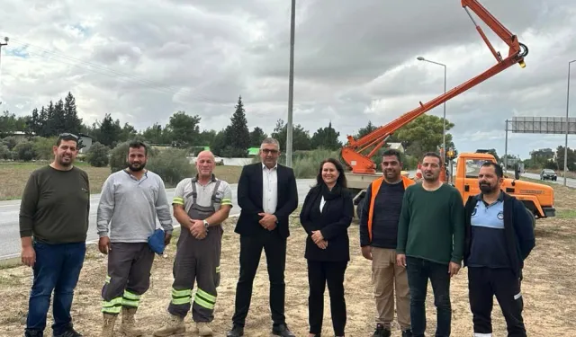 Yol aydınlatma sistemlerindeki arızalar giderildi