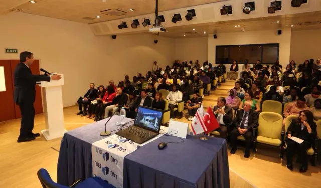 Tahsin Ertuğruloğlu, LAÜ’de konferans verdi