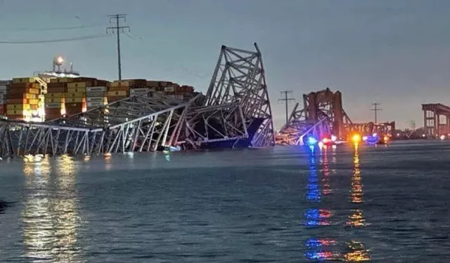 Baltimore köprüsünün çökmesi sonucu kaybolan 6 işçinin öldüğü tahmin ediliyor