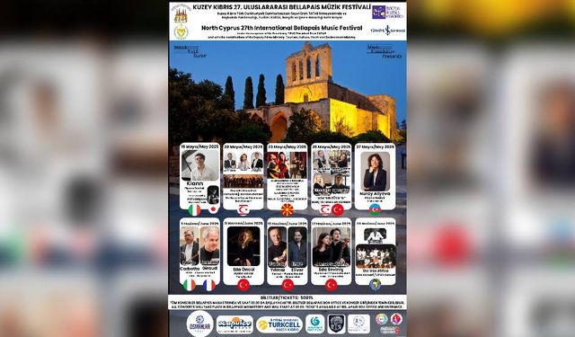 Bellapais Müzik Festivali 16 Mayıs’ta başlıyor