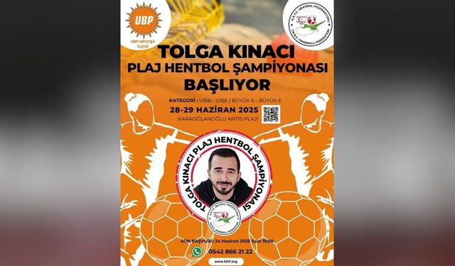 Tolga Kınacı Play Hentbol Turnuvası için geri sayım başladı