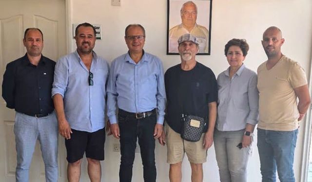 CTP Spor Komitesi'nden Tenis Federasyonu'na ziyaret