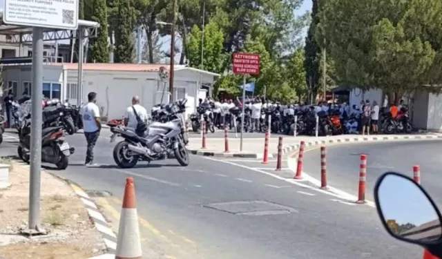 Motosikletli eylem nedeniyle duran Metehan Kapısı geçişleri yeniden açıldı