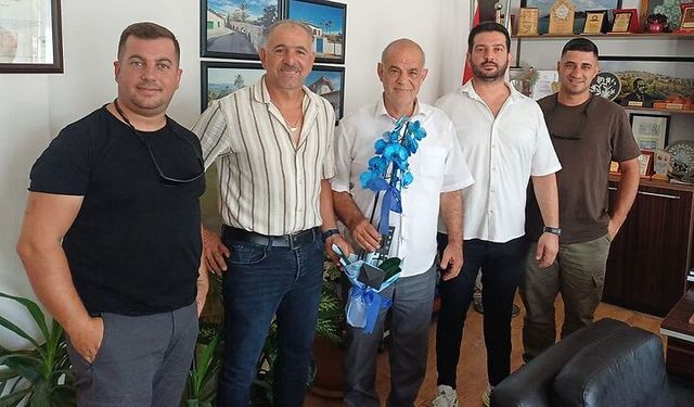 Doğancı Spor Kulübü’nden Başkan Kaya’ya ziyaret