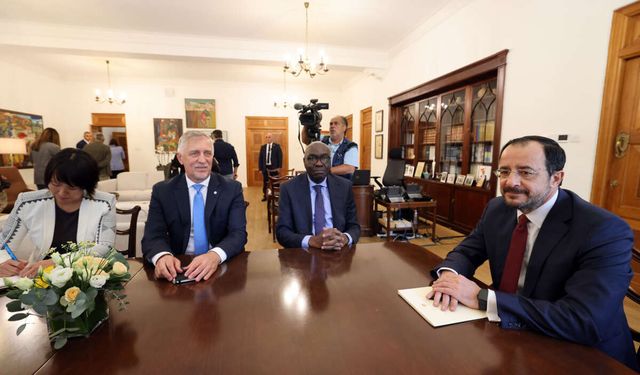 BM Genel Sekreteri'nin Kıbrıs Özel Temsilcisi Hristodulidis ile görüştü