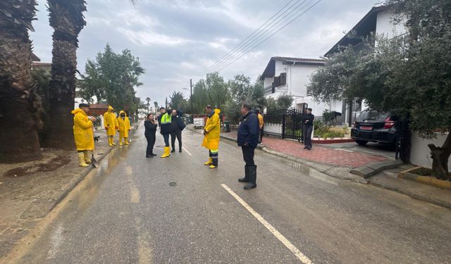 Amcaoğlu: Derelerin seviyelerinde bir miktar yükselme var