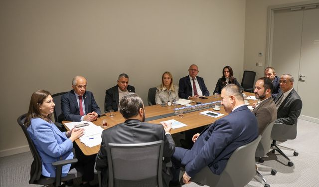 CTP Genel Başkanı İncirli, Mersin Ziraat Mühendisleri Odası heyetini kabul etti