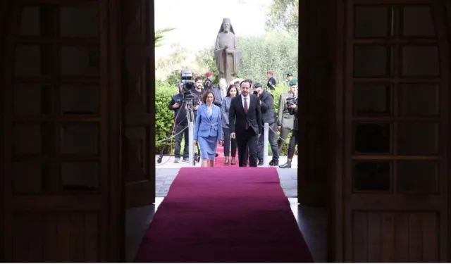 Nikos Hristodulidis, Moldova Cumhurbaşkanı Sandu'yu ağırladı