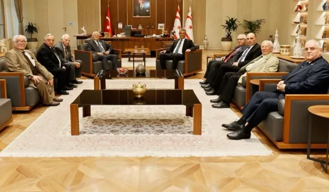 Cumhurbaşkanı Erhürman, Muharip Dernek Başkanlarını kabul etti