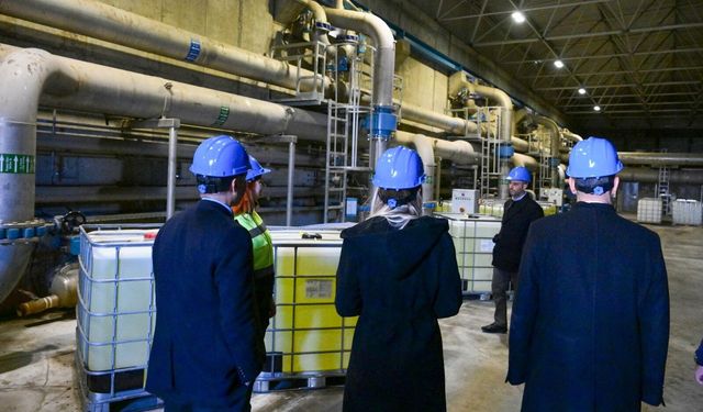 Haspolat Atık Su Arıtma Tesisi’nde inceleme