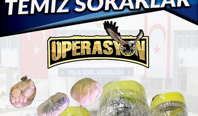 Temiz sokaklar operasyonu ile uyuşturucu satıcılarına büyük darbe