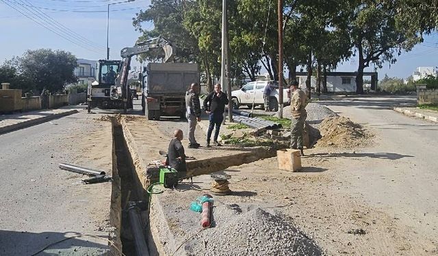 Mutluyaka köyünün tüm su altyapısının yenilenmesi için çalışma yapılıyor