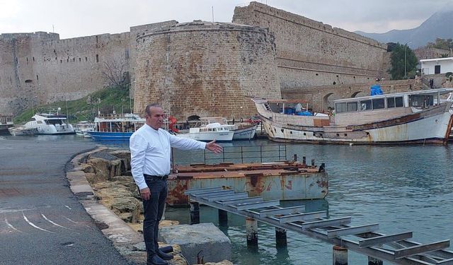 Fikri Ataoğlu: “Girne Antik Limanı’nda iskele yenileme çalışmaları Mayıs’ta tamamlanacak”