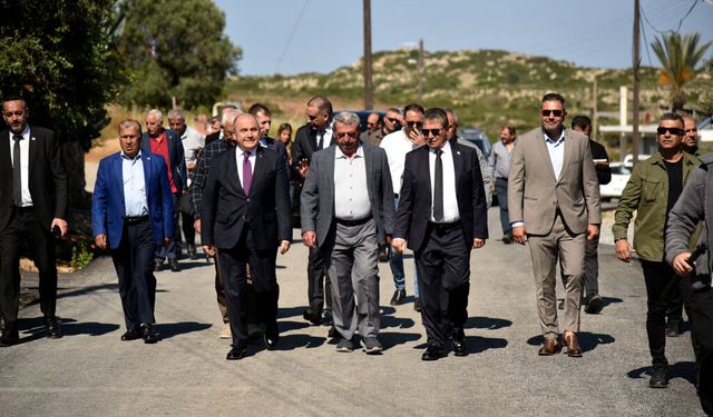 Üstel, Sadrazamköy ile Çatalköy-Değirmenlik yolunda incelemede bulundu