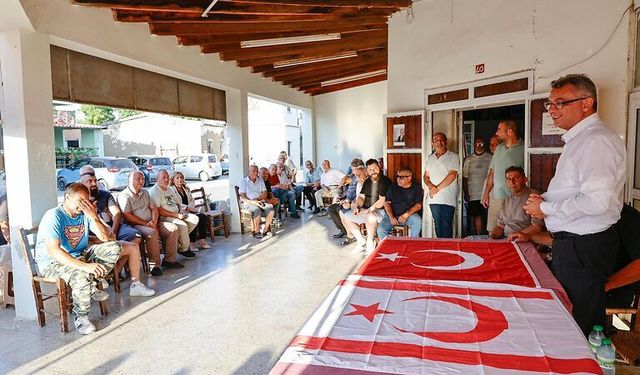 Cumhurbaşkanı Tufan Erhürman, Mesarya Bölgesi’ni ziyaret etti