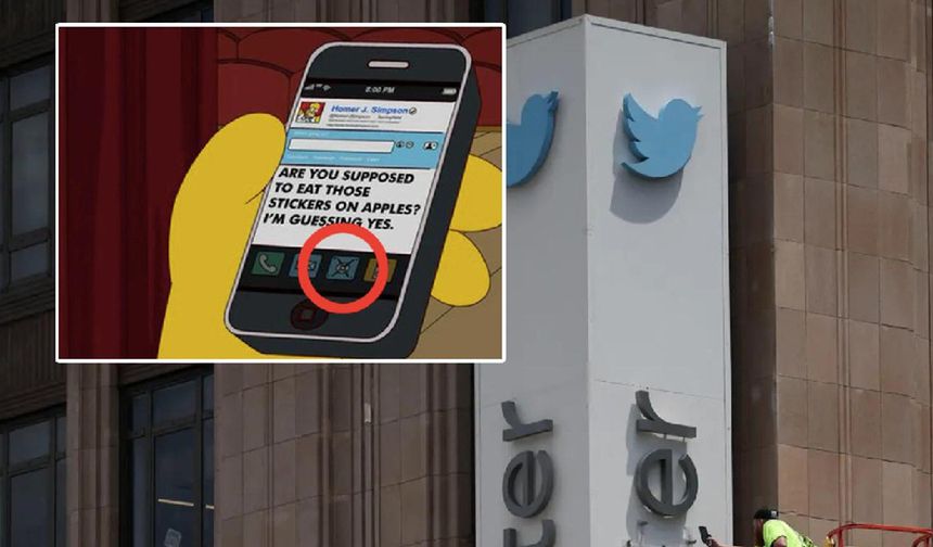 Simpsonlar, Twitter'ın yeni logosunu da mı bildi?