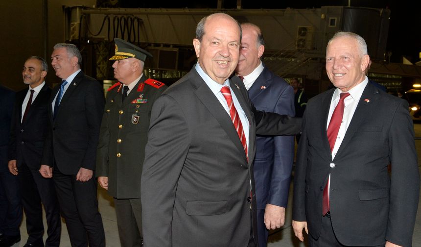 Cumhurbaşkanı Ersin Tatar, Kırgızistan’a gitmek üzere adadan ayrıldı. 