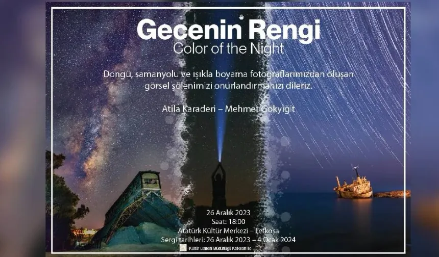 Karaderi ve Gökyiğit’ten “Gecenin Rengi” sergisi
