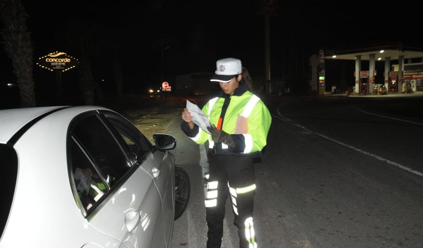 Lefkoşa ve İskele  asayiş ve trafik denetimleri yapıldı