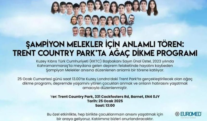 Şampiyon Melekler Anısına Londra’da Ağaç Dikme Töreni Düzenleniyor