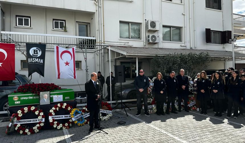Tatar, hayatını kaybeden iş insanı Başman’ın cenaze törenine katıldı