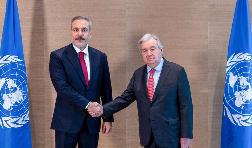 Cenevre de Fidan ve Guterres görüştü