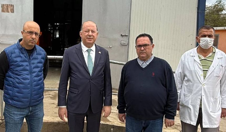 Dinçyürek, Dr. Burhan Nalbantoğlu Devlet Hastanesi’nde incelemelerde bulundu