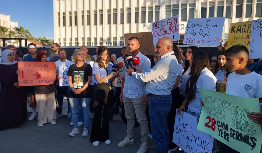Başbakanlık önünde eylem: “O otobüste sadece camlar kırılmadı. Güvenimiz kırıldı”
