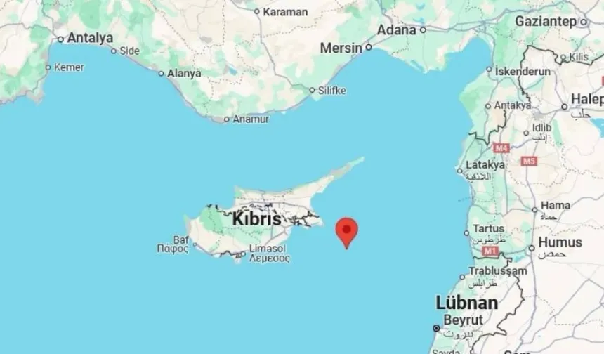 Kıbrıs açıklarında 4,4 büyüklüğünde deprem!