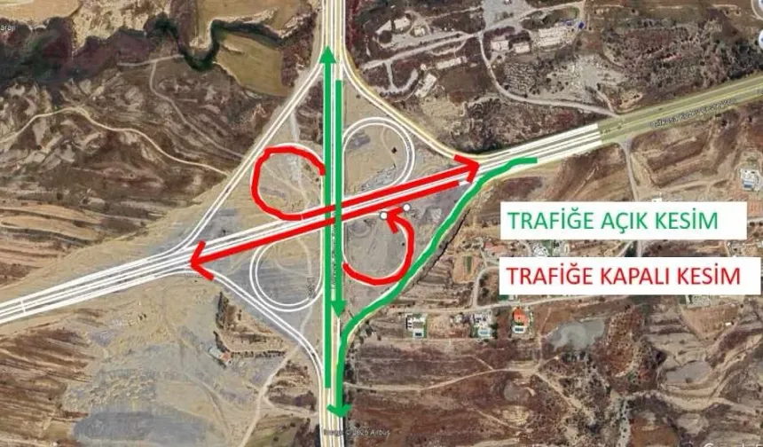 Lefkoşa Kuzey Çevre yolu Girne Köprülü Kavşağı'nda yol çalışması yapılacak