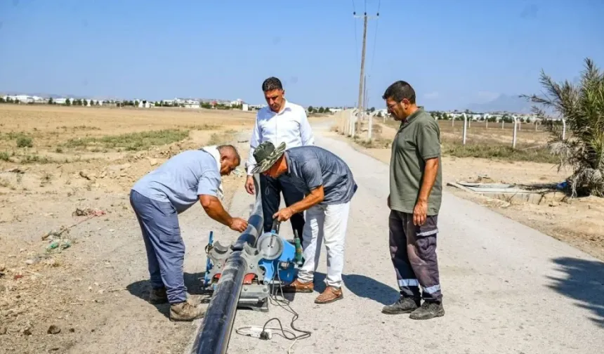 Yenikent-Öypaş Sitesi bölgesinde su hattı güçleniyor