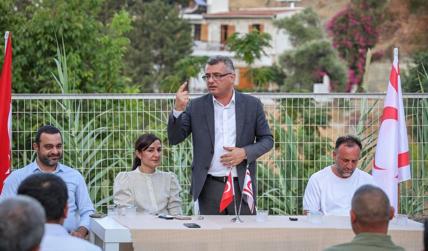 Erhürman, Tatar’ın beş yıllık karnesini Başpınar’da değerlendirdi: