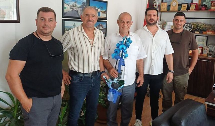 Doğancı Spor Kulübü’nden Başkan Kaya’ya ziyaret