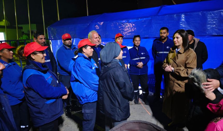 CTP Genel Başkanı İncirli, EKTAM işçilerinin haklı direnişine yerinde destek verdi