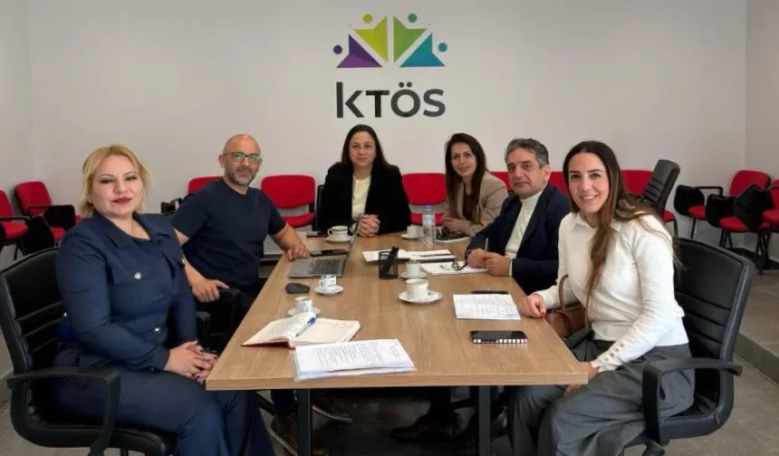 CTP Eğitim Komitesi KTÖS’ü ziyaret etti
