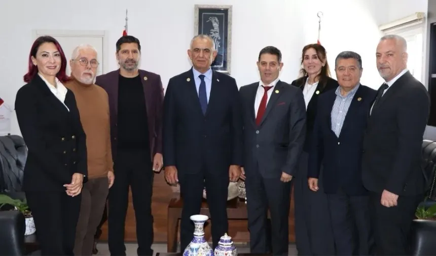 Nazım Çavuşoğlu, Milli Olimpiyat Komitesi ile görüştü