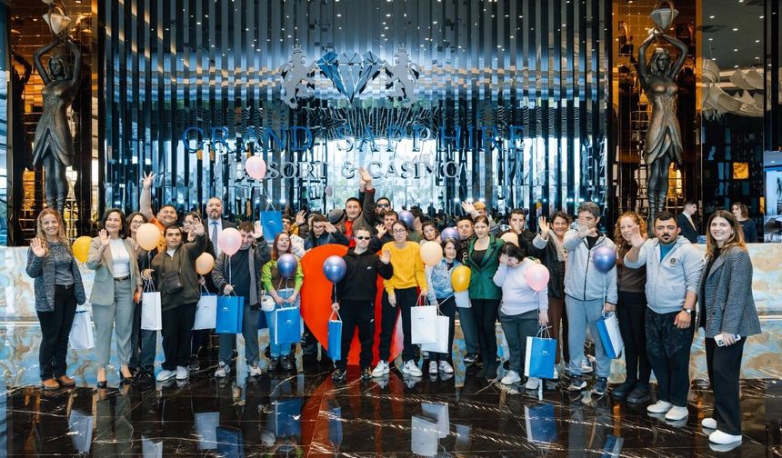 Grand Sapphire Resort’ta sevgi dolu farkındalık