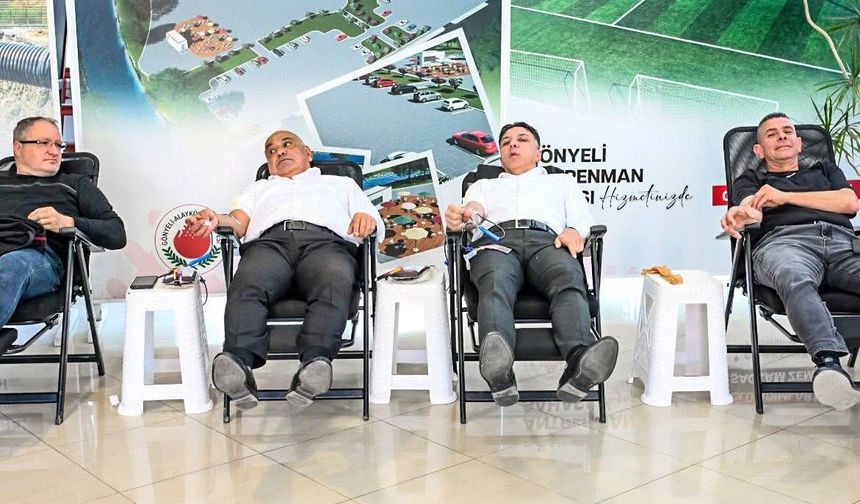 Başkan Amcaoğlu’ndan Kan Bağışı kampanyasına teşekkür