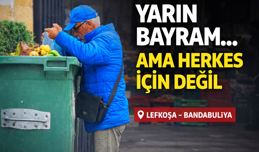 Arefe Günü yürek burkan kare: Bayram öncesi çöpten yiyecek topladı