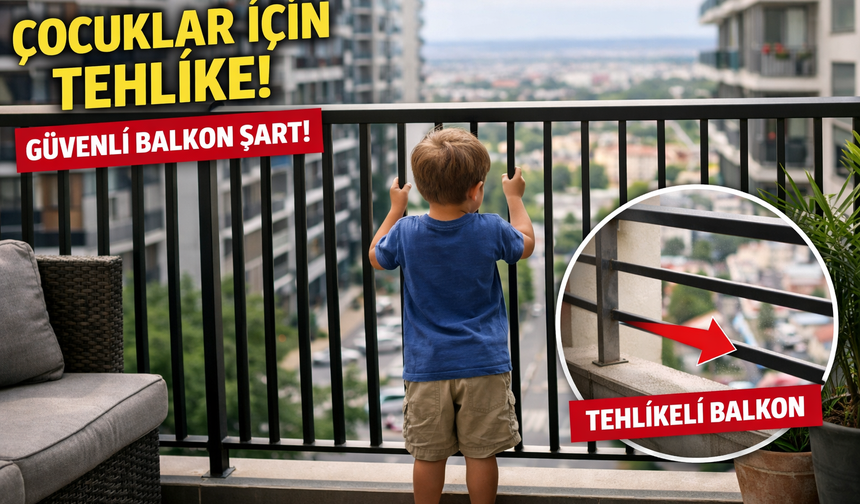 Balkon güvenliği için imza kampanyası başlatıldı