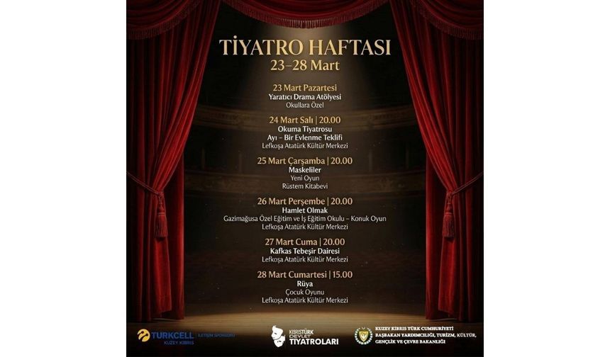 Dünya Tiyatro Günü’nde Lefkoşa’da sanat rüzgârı