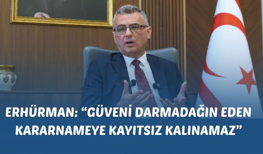 Tufan Erhürman: “Güveni darmadağın eden kararnameye kayıtsız kalınamaz”