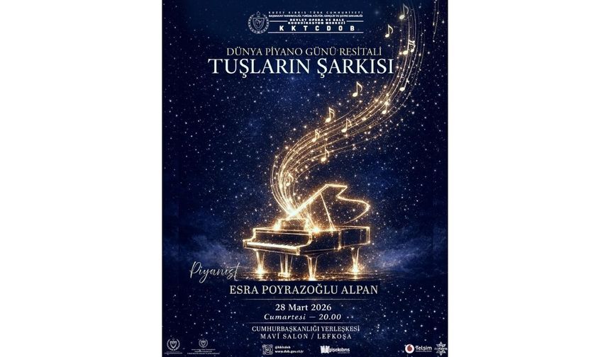“Tuşların Şarkısı” Resitali Lefkoşa’da