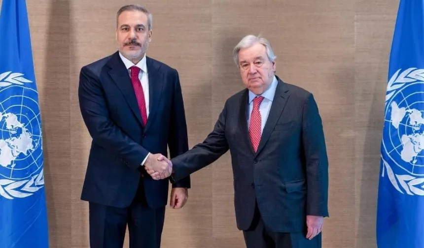 Fidan, BM Genel Sekreteri Guterres ile Ankara’da görüştü: Bölgedeki gelişmeler ele alınıyor